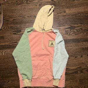 Colorblock Teddy Fresh Hoodie